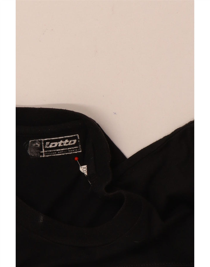 Lotto Herre Grafisk T-Shirt Top 2XL Sort