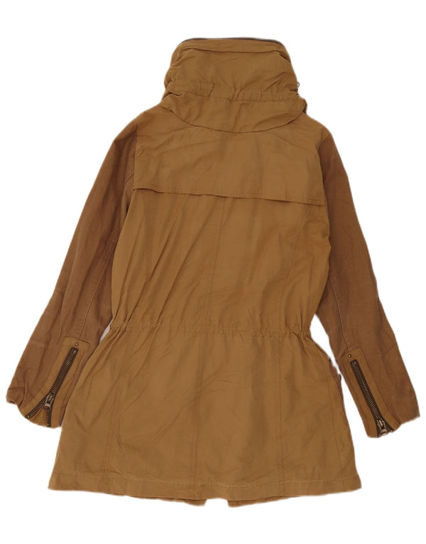 Zara Dame Oversized Parka Jacket UK 6 XS Beige
