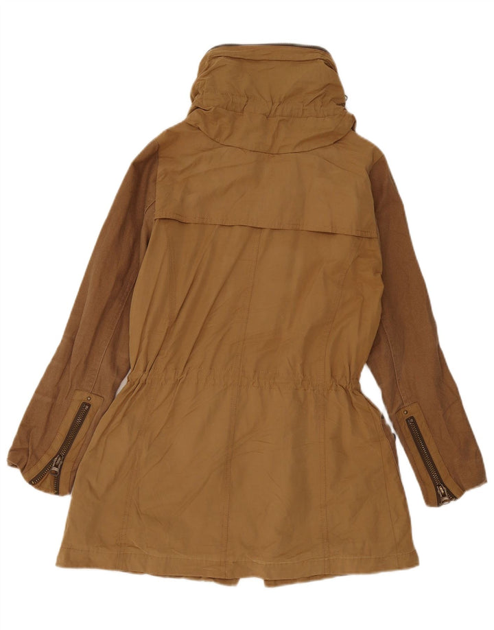 Zara Dame Oversized Parka Jacket UK 6 XS Beige