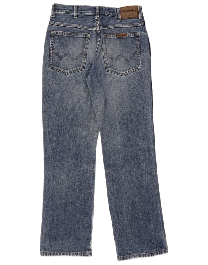 Wrangler Straight Jeans til mænd W32 L32 blå bomuld