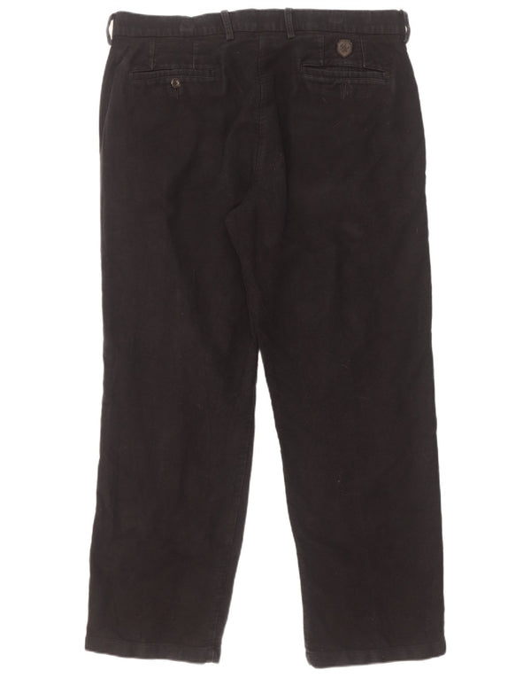Marks & Spencer Herre Blue Harbor Lige Chinobukser W36 L29 Sort