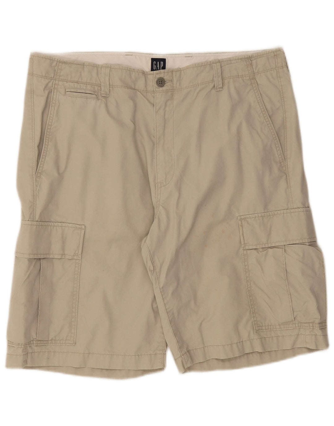 GAP Mens Cargo Shorts W36 Large Beige Cotton