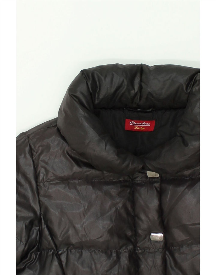 VINTAGE Womens Padded Jacket UK 14 Medium Brown | Vintage Vintage | Thrift | Second-Hand Vintage | Used Clothing | Messina Hembry 