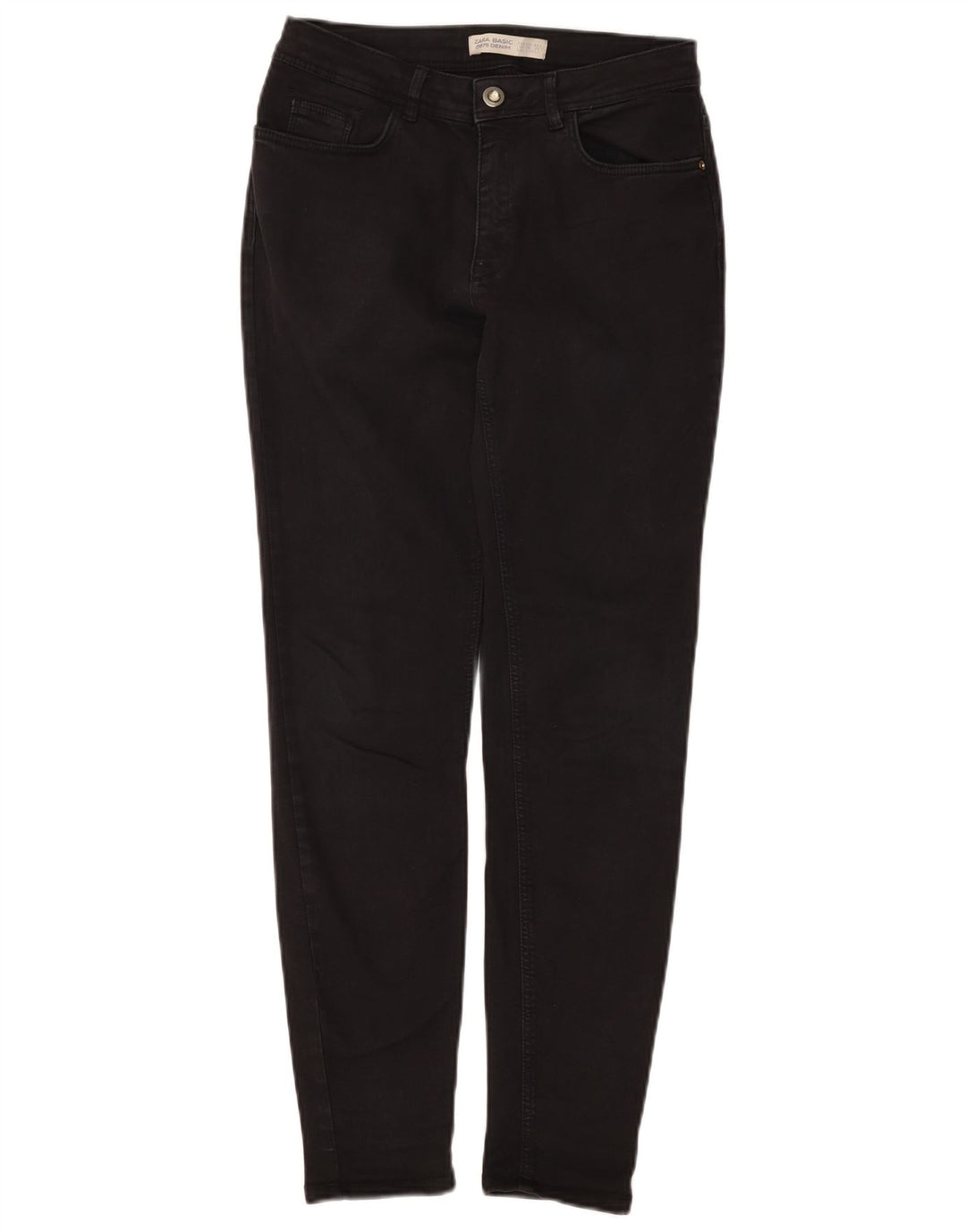 ZARA Dame Skinny Jeans EU 38 Small W28 L28 Sort