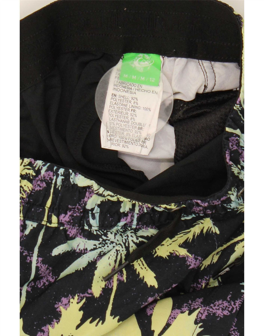 Quiksilver drenge grafiske svømmeshorts 9-10 år medium sort polyester