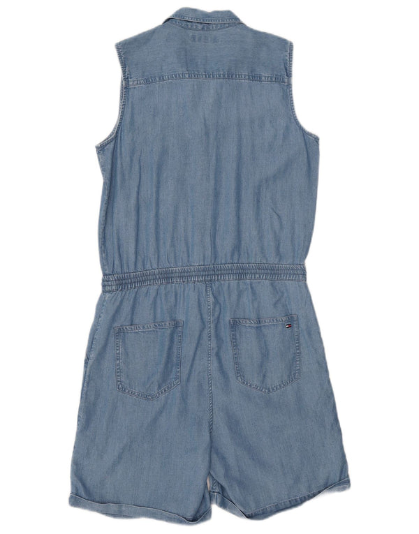 TOMMY HILFIGER Piger ærmeløs Denim Playsuit 14-15 år Blå
