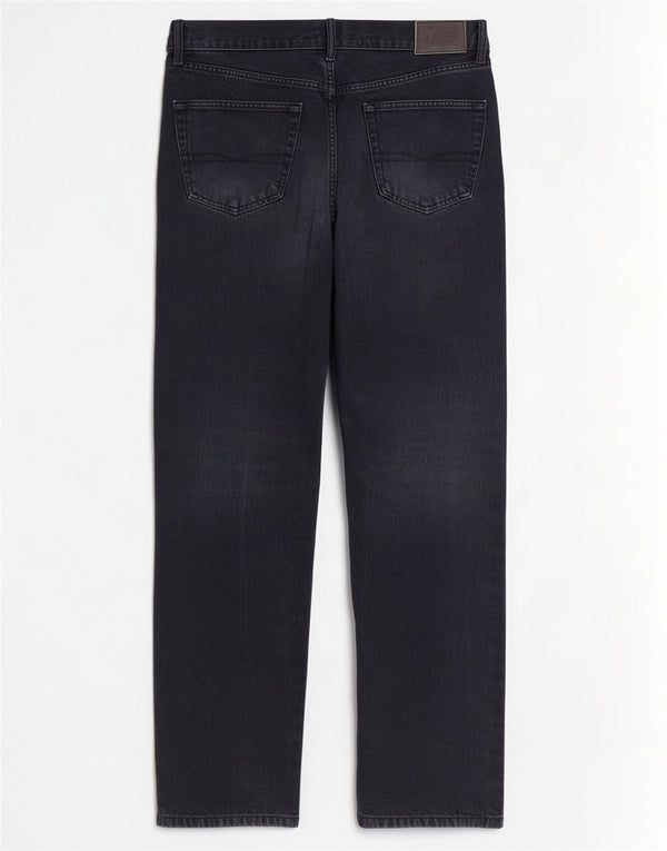Hugo Boss Herre Arkansas Straight Jeans W34 L32 Marineblå Bomuld