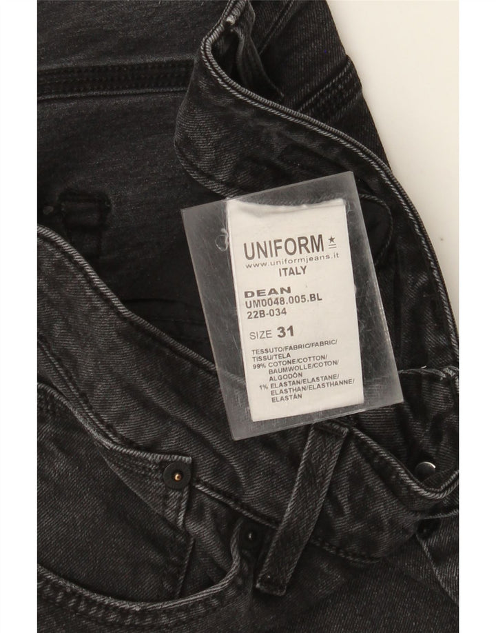 Uniform Herre Dean Slim Jeans W31 L26 Sort Bomuld