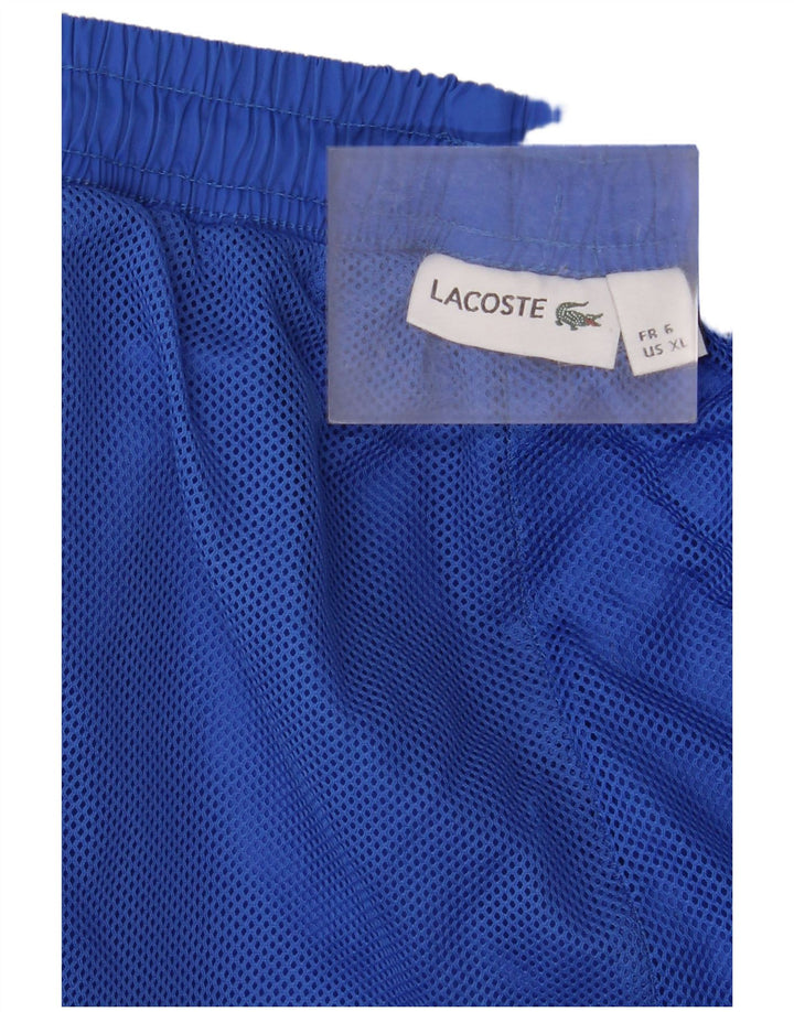 Lacoste Herre træningsdragt Bukser Størrelse 6 XL Blå Polyester