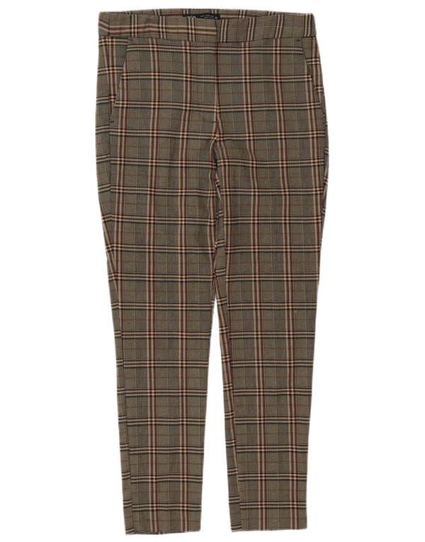 Zara Dame Slim Chino Bukser Medium W28 L27 Brun ternet