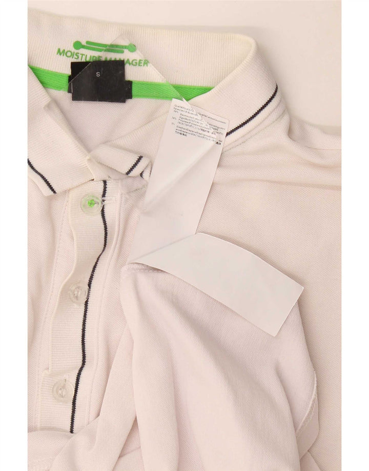 Hugo Boss Herre Polo Shirt Lille Hvid Bomuld