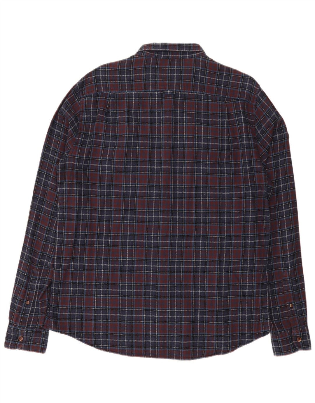 Superdry Herre Regular Fit Flanell Shirt 2XL Navy Blue Check