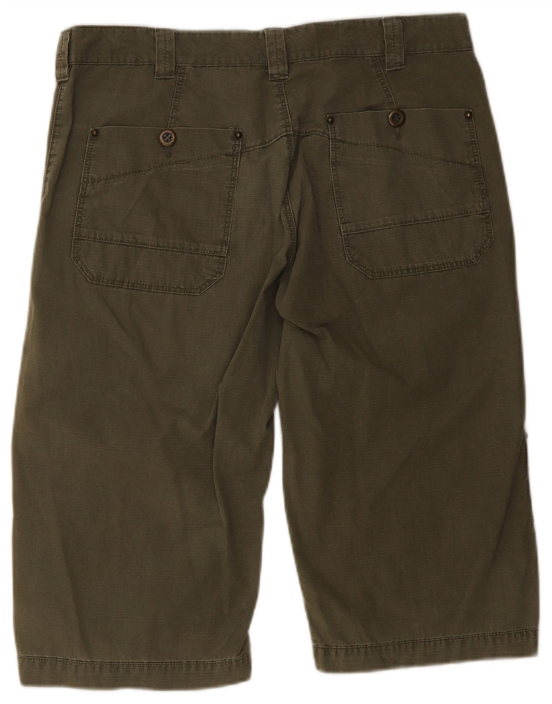 ZARA Herre Cargo Shorts EU 46 XL W36 Khaki Bomuld