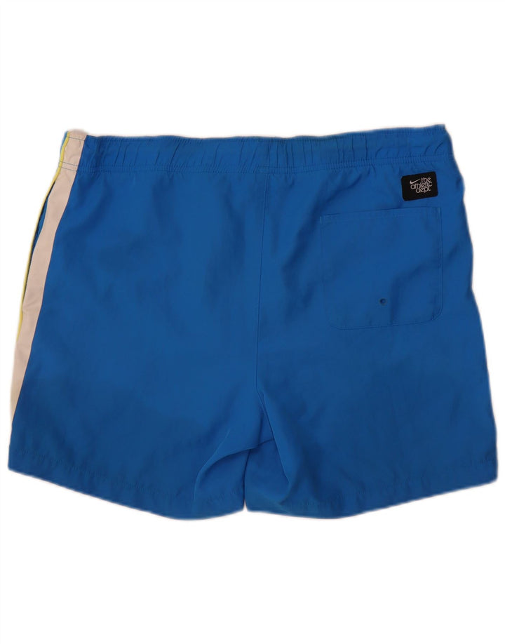 Nike Badeshorts til mænd Medium Blue Colourblock Polyester