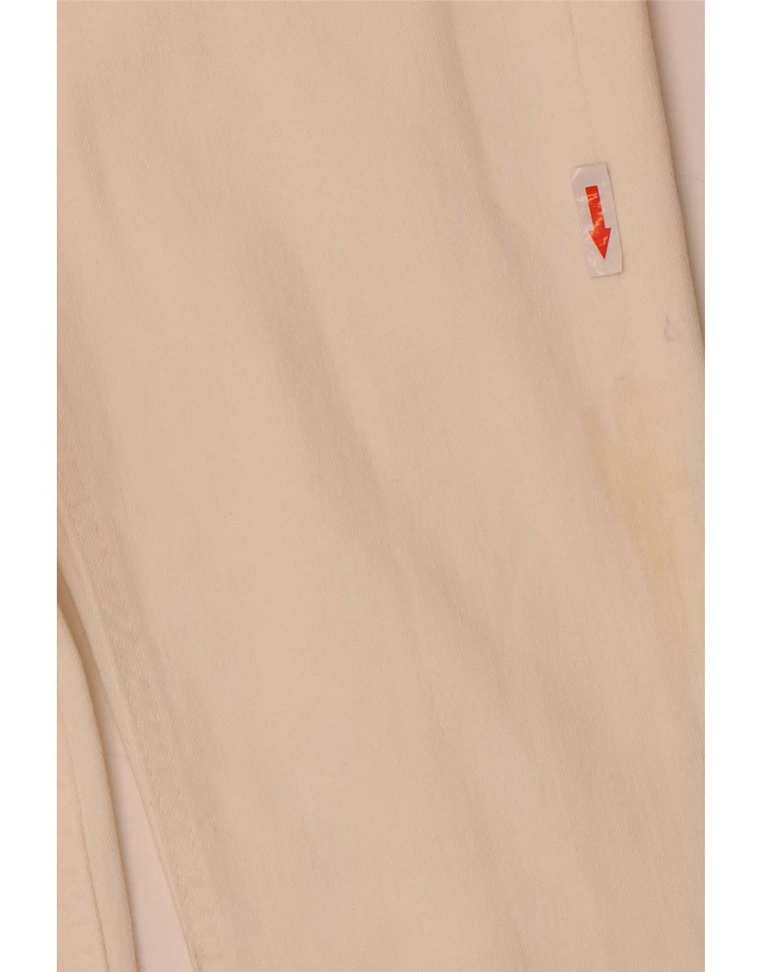 Zara Dame Flared Jeans EU 34 2XS W24 L32 Hvid Bomuld