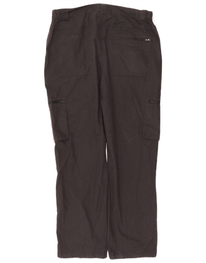 Mountain Warehouse Dame Straight Cargo Bukser W36 L30 Sort Polyester