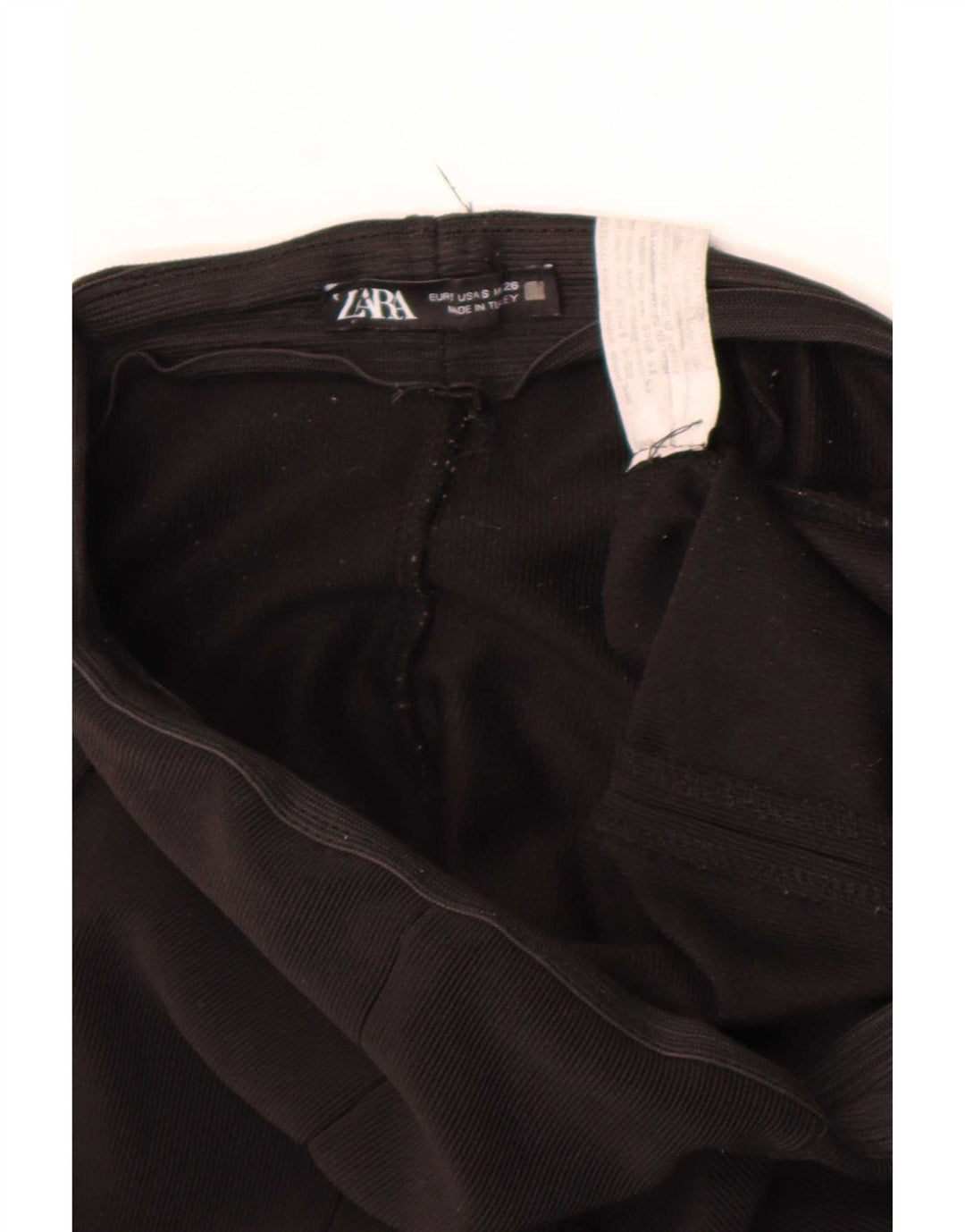Zara Dame Leggings Lille sort polyester