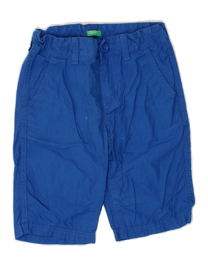 BENETTON Boys Chino Shorts 6-7 Years W22 Blue Vintage Benetton and Second-Hand Benetton from Messina Hembry 