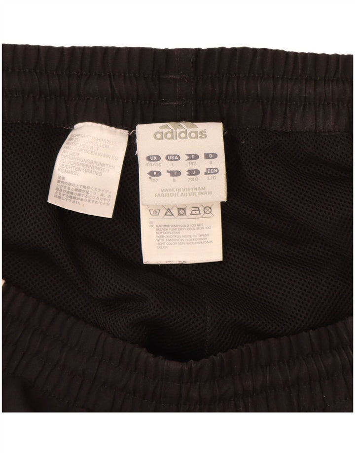 ADIDAS Træningsdragt til mænd Joggers UK 44/46 Large Black Colourblock