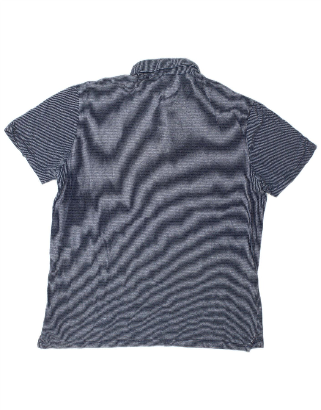 Gap herre poloshirt stor blå stribet bomuld