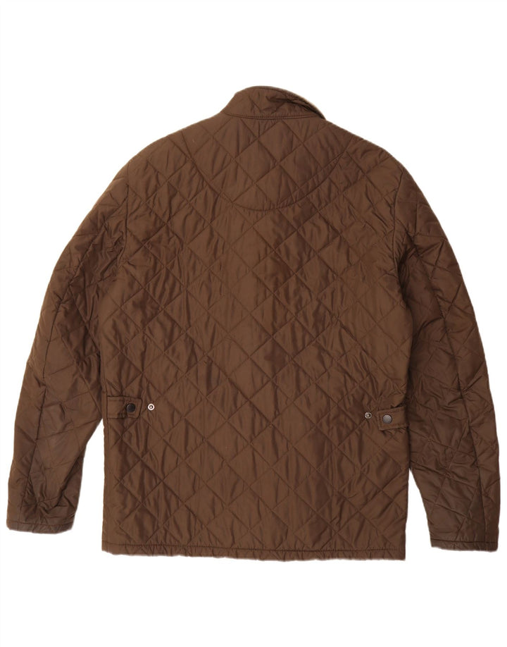 Barbour Herre quiltet jakke UK 36 Lille brun polyester