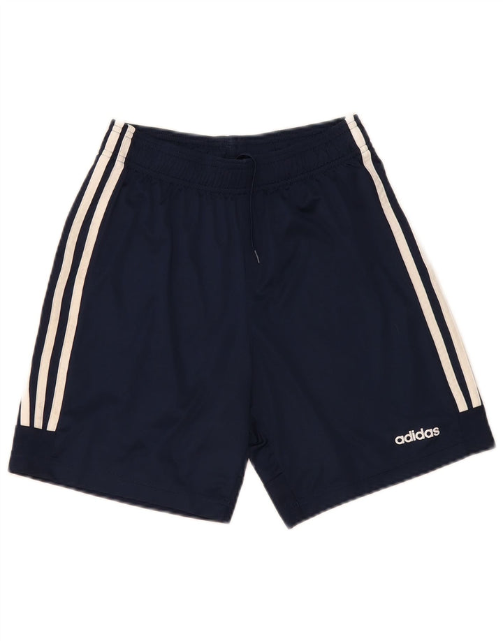 Adidas drenge Climalite sportsshorts 13-14 år marineblå polyester