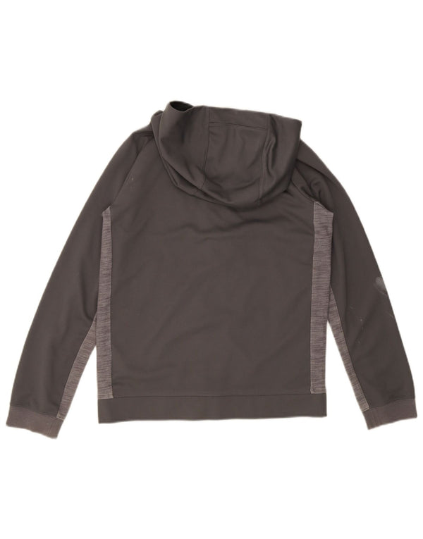 Nike hættetrøje med lynlås til drenge 12-13 år Large Grå Colourblock Sports
