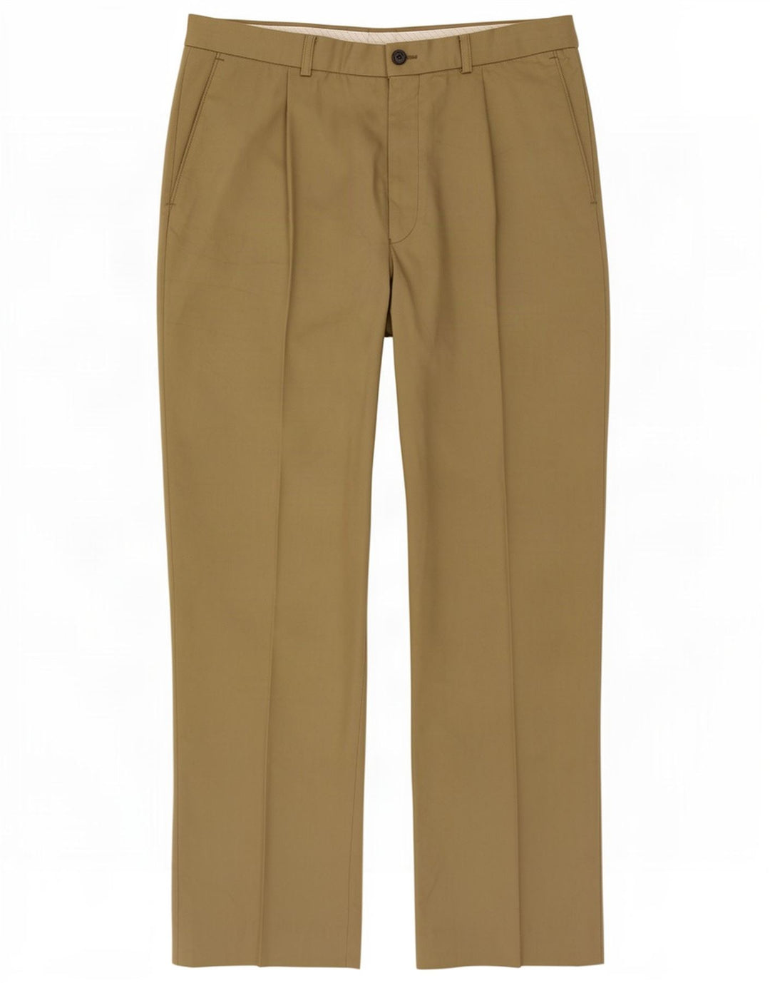 Marks & Spencer Herre Pegged Casual Bukser W34 L31 Khaki Polyester