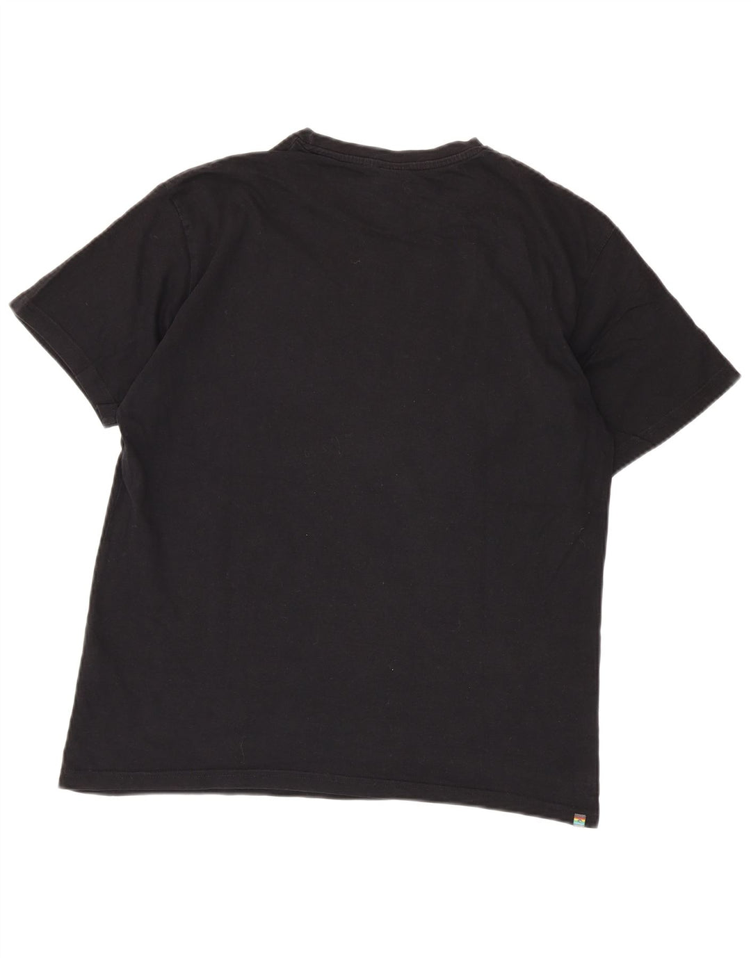 Rip Curl Herre grafisk T-shirt Top Medium Sort Bomuld
