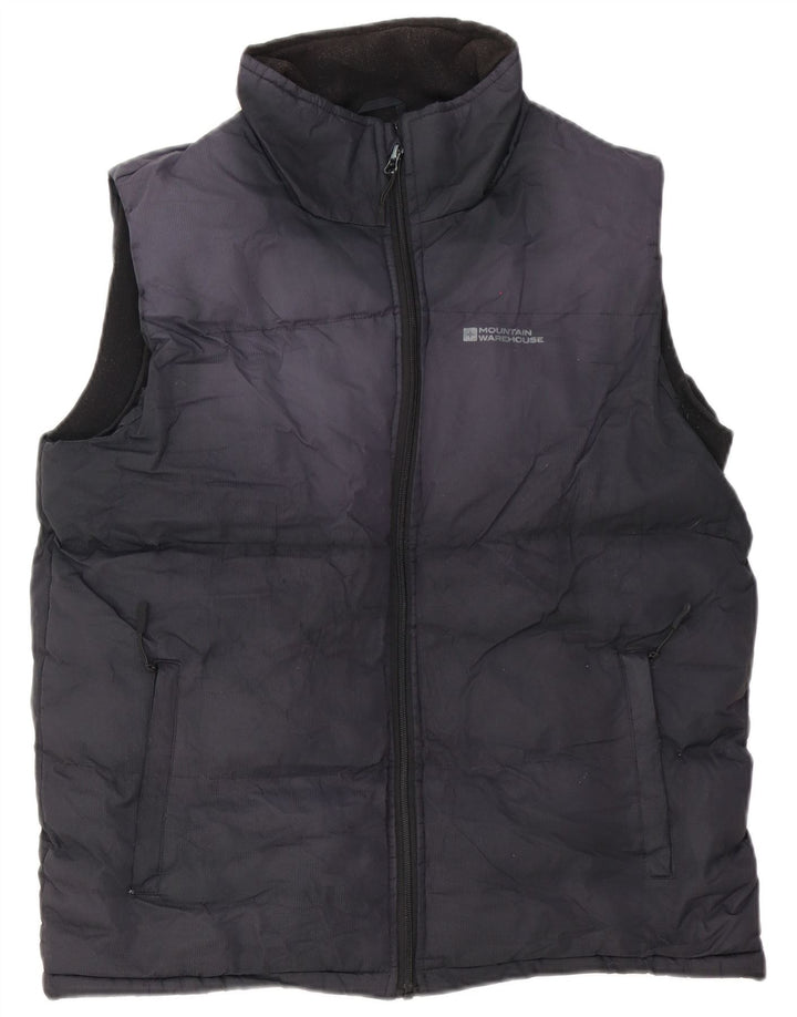 MOUNTAIN WAREHOUSE Herre Polstret Gilet UK 38 Medium Navy Blue Polyester