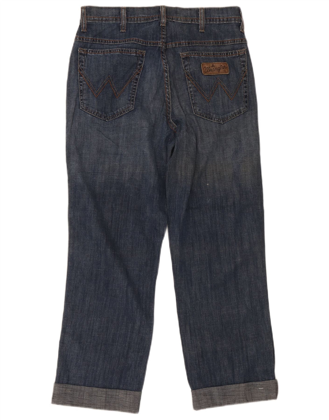 Wrangler Herre Texas Stretch Straight Jeans W32 L36 Blå Bomuld
