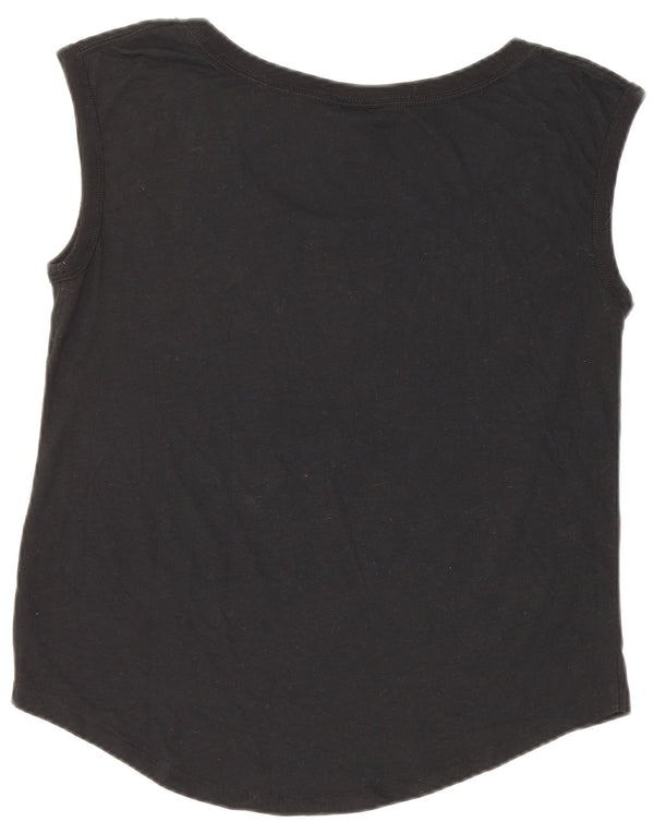 Nike Herre Grafisk Vest Top UK 12 Medium Sort