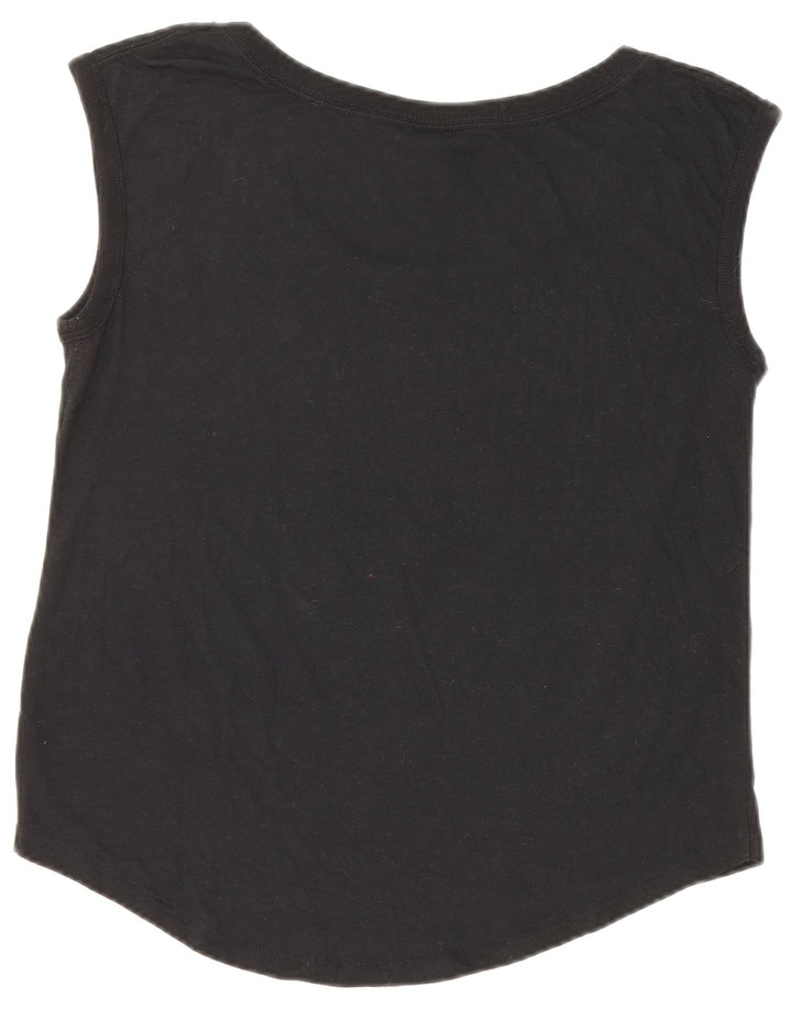 Nike Herre Grafisk Vest Top UK 12 Medium Sort