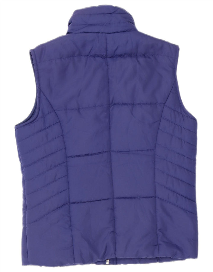 Kappa Womens Polstret Gilet UK 14 Medium Purple Polyester