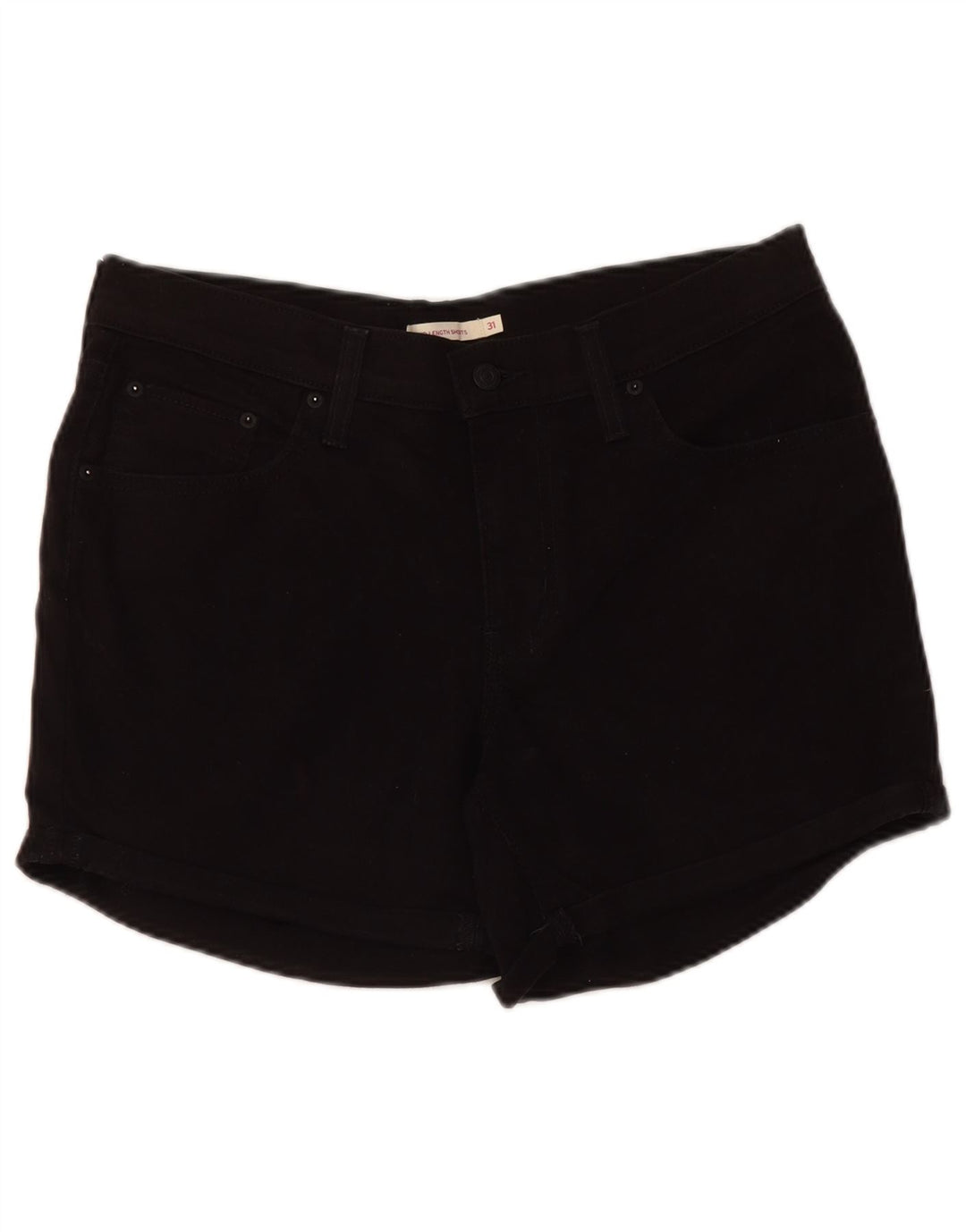 LEVI'S denimshorts til kvinder W31 Medium Sort