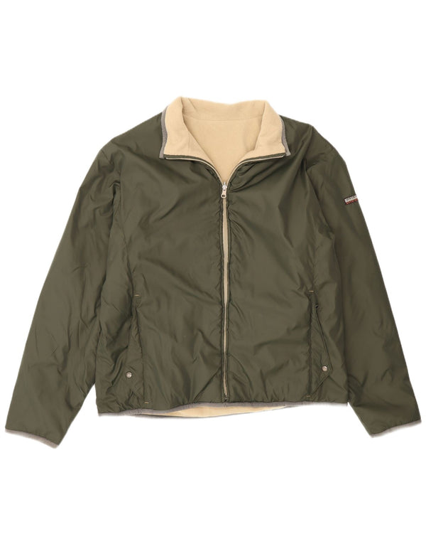 Napapijri Herre Geographic Reversible Jacket UK 40 Large Khaki