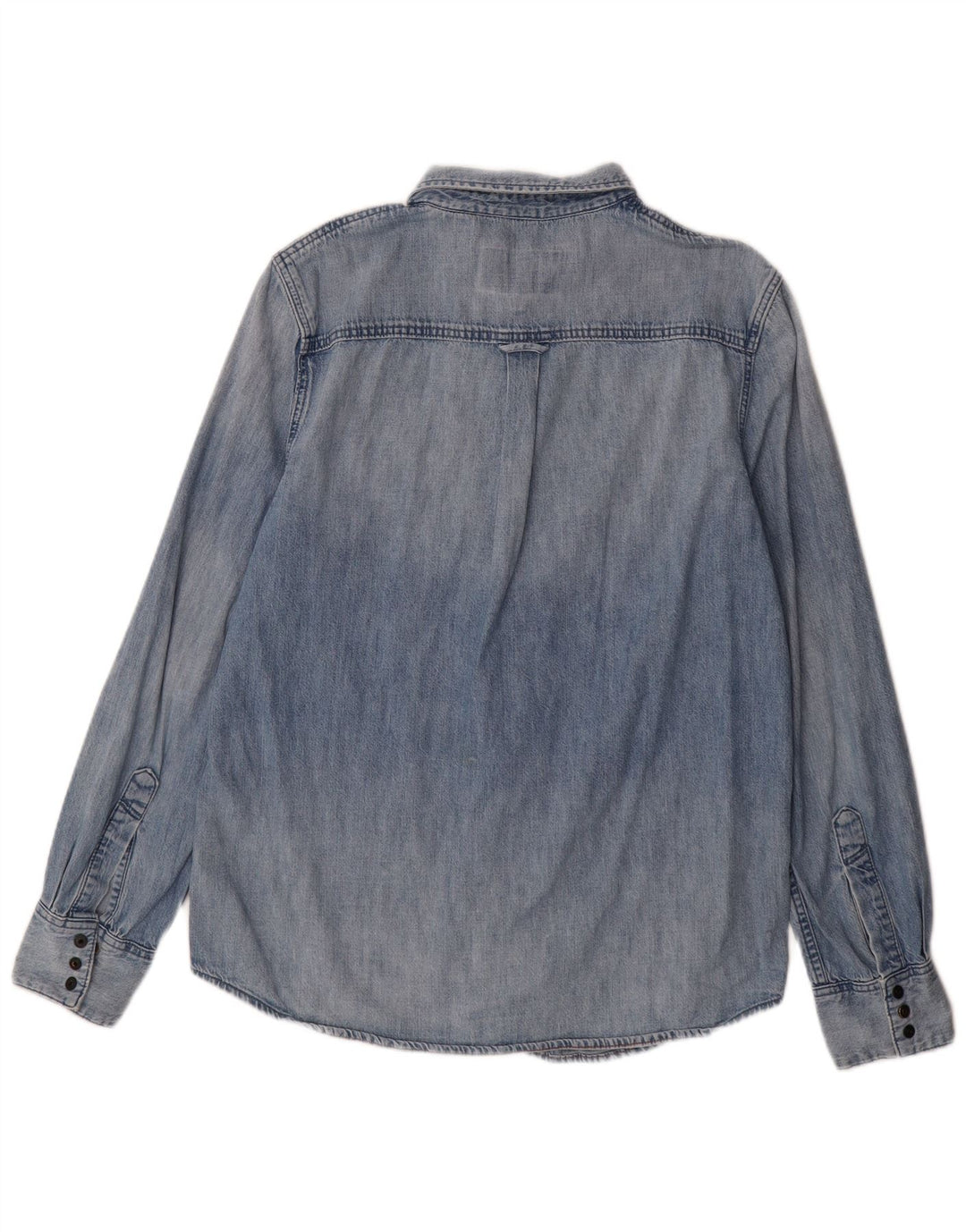Superdry denimskjorte til mænd XL blå bomuld