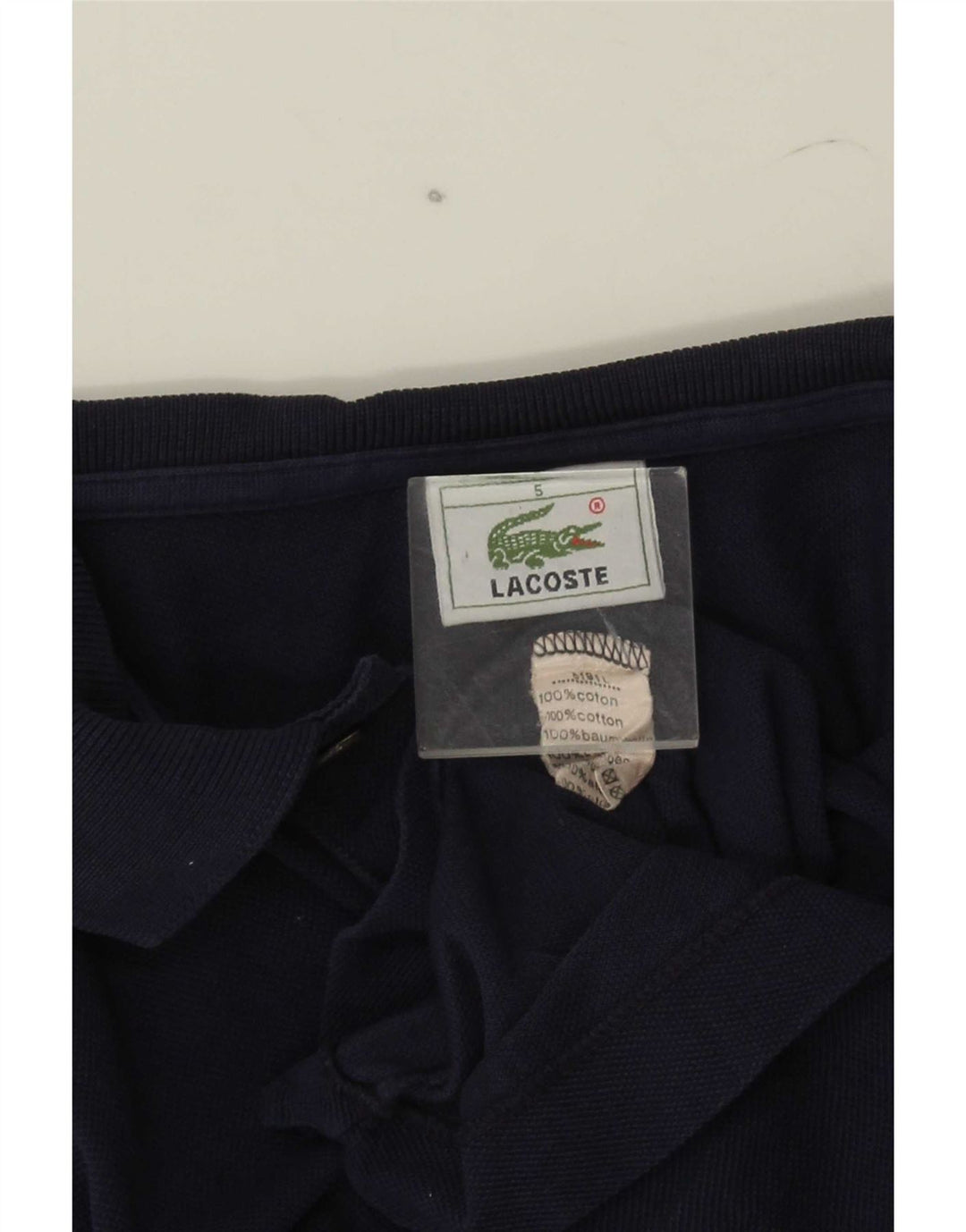 Lacoste Herre poloskjorte str. 5 Large Marineblå Bomuld
