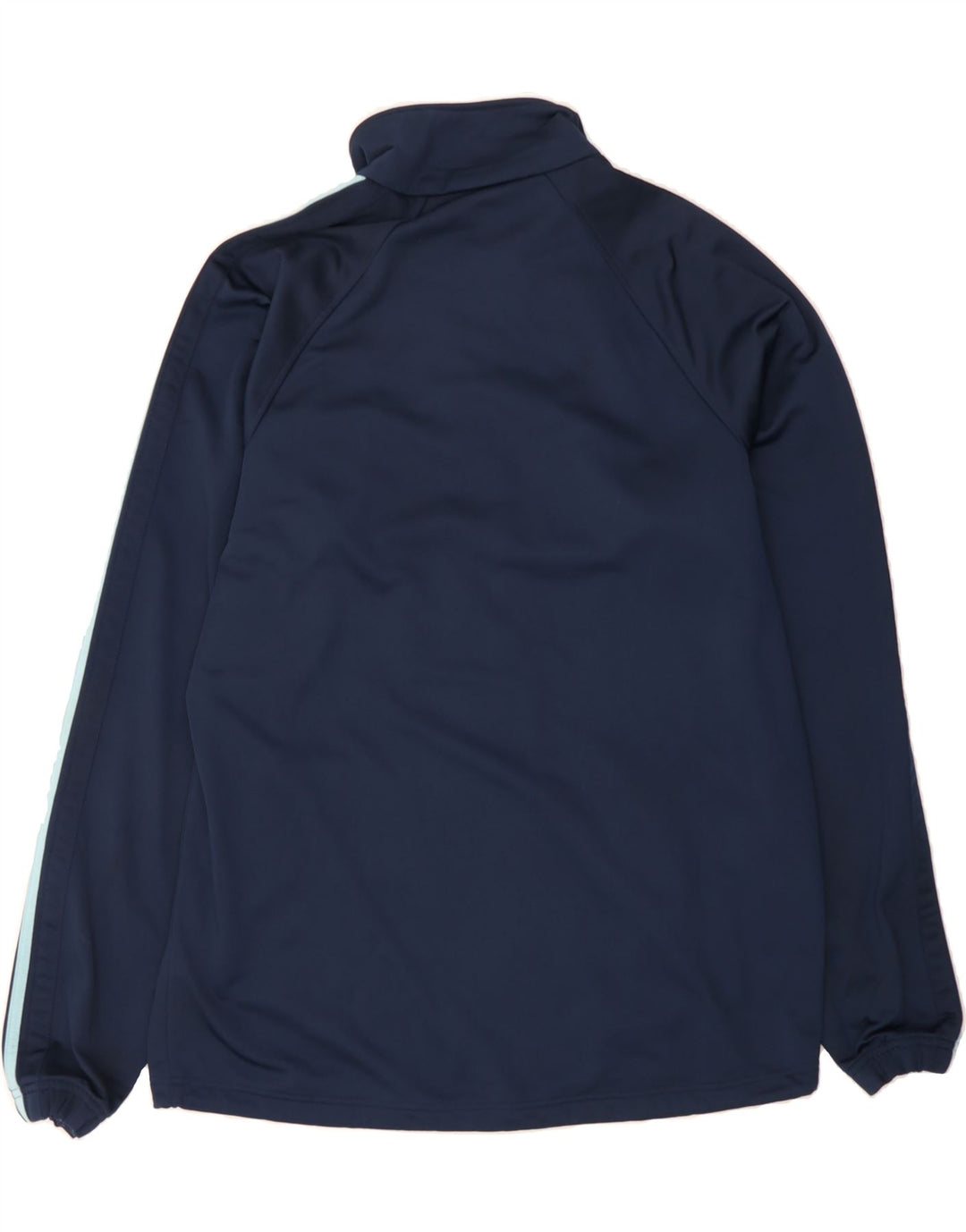 ASICS Mens Tracksuit Top Jacket XL Navy Blue Polyester Vintage Asics and Second-Hand Asics from Messina Hembry 