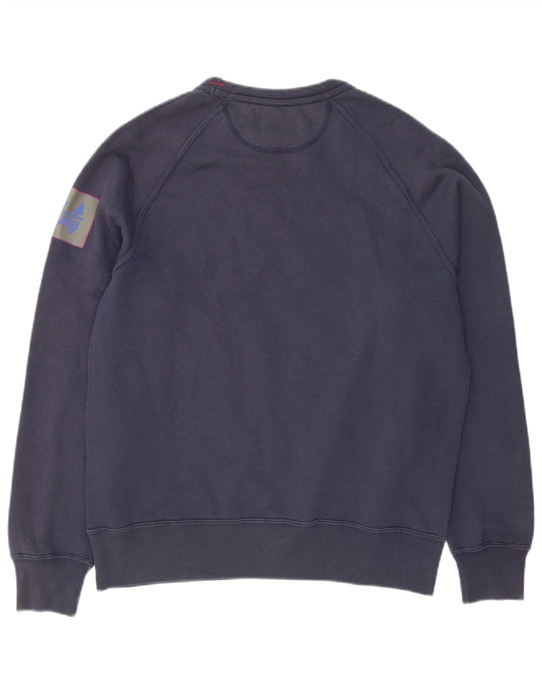 Bedste Firma Herre Grafisk Sweatshirt Jumper Medium Navy Blue Polyester