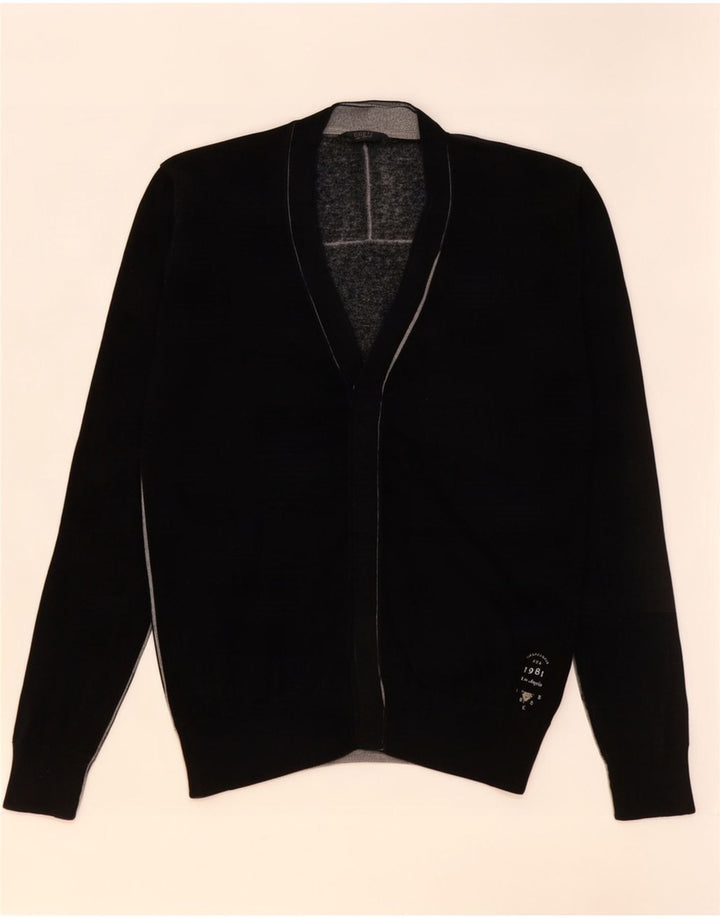 Guess Herre cardigan sweater Medium Sort Bomuld