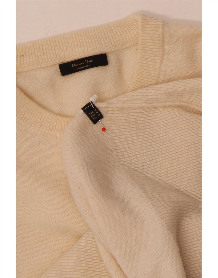 Massimo Dutti Dame Jumper Sweater UK 14 Medium Beige