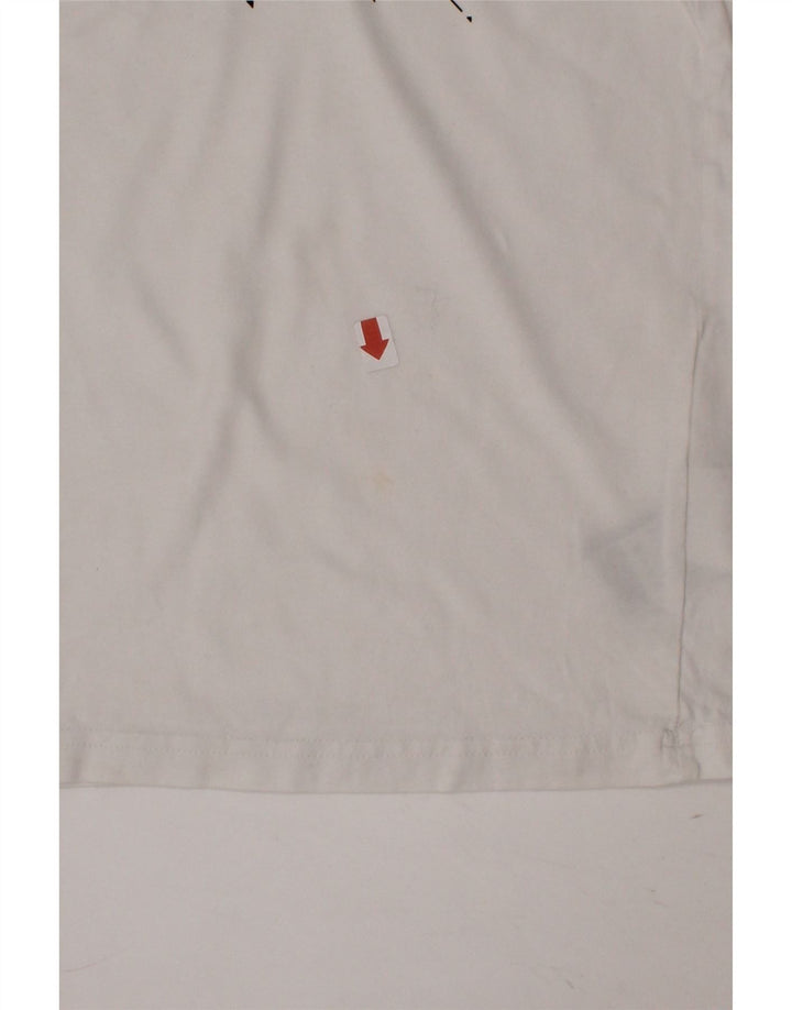 PUMA Boys Graphic T-Shirt Top 9-10 Years White Cotton Vintage Puma and Second-Hand Puma from Messina Hembry 