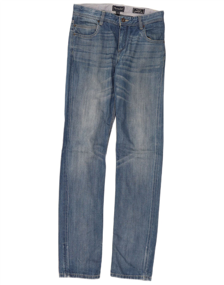 Massimo Dutti Boys Straight Jeans 13-14 År W30 L34 Blå