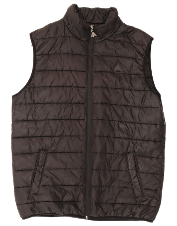 Carrera Herre Polstret Gilet UK 38 Medium Sort Polyester