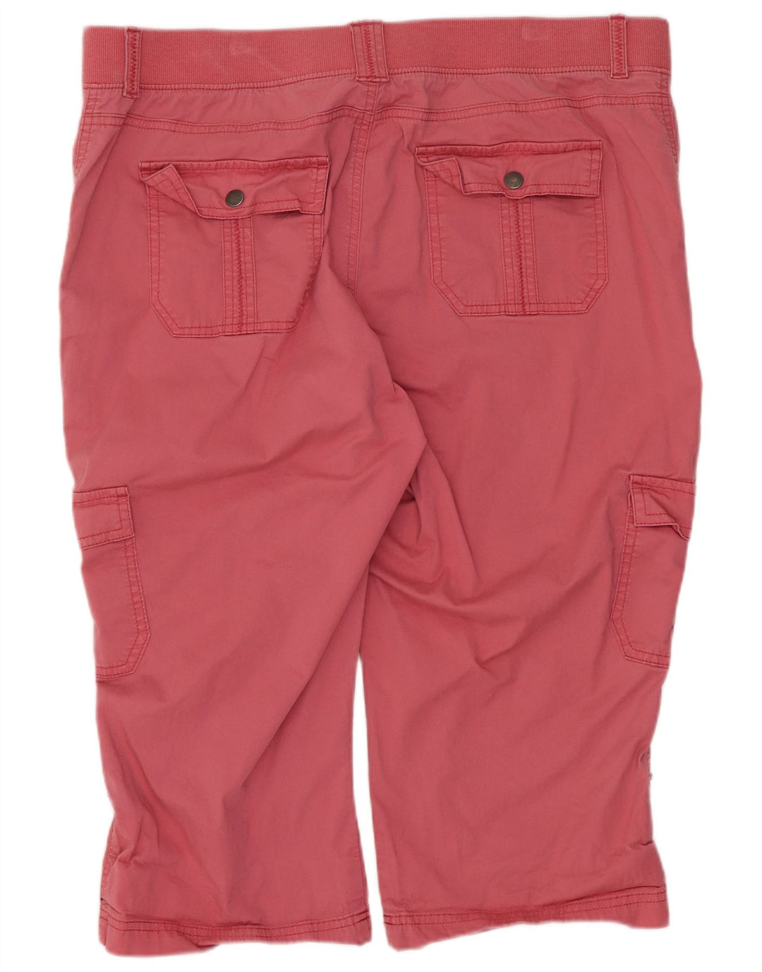 Lee Womens Relaxed Fit Cargo Bermuda Shorts W36 XL Pink