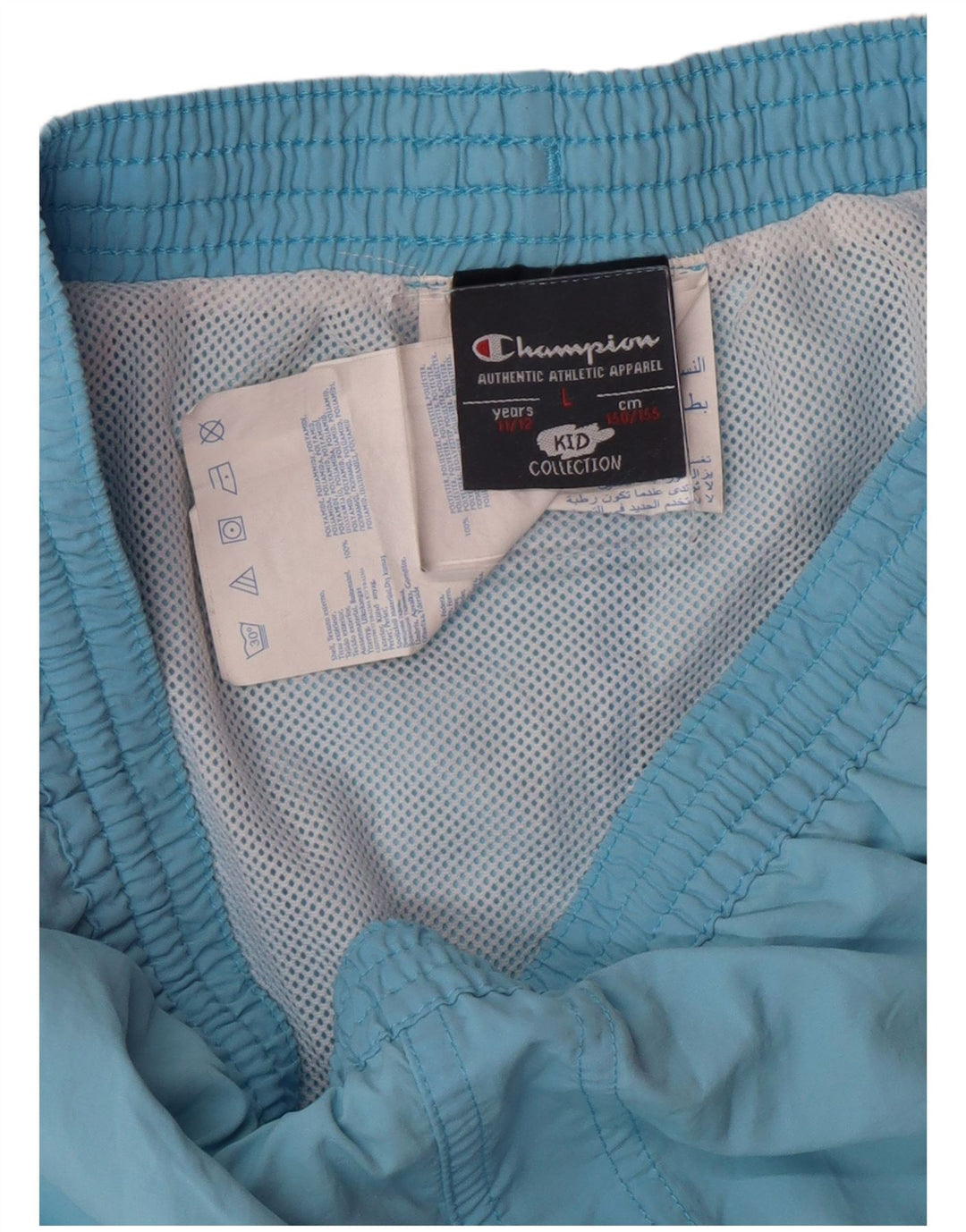 Champion drenge grafiske svømmeshorts 11-12 år store blå polyamid