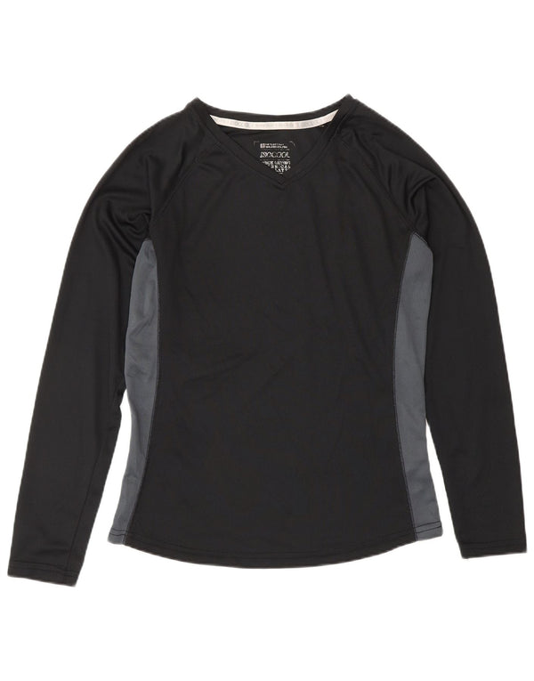 MOUNTAIN WAREHOUSE Dame IsoCool Top Langærmet UK 14 Medium Sort