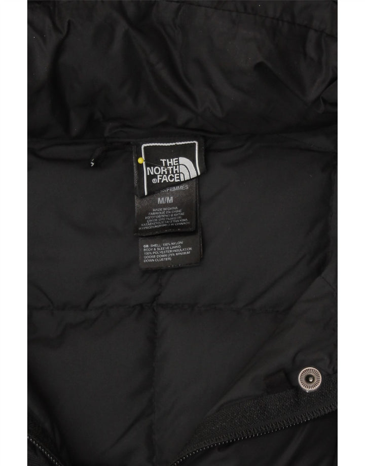 The North Face Dame Hooded Longline Polstret Frakke UK 12 Medium Black