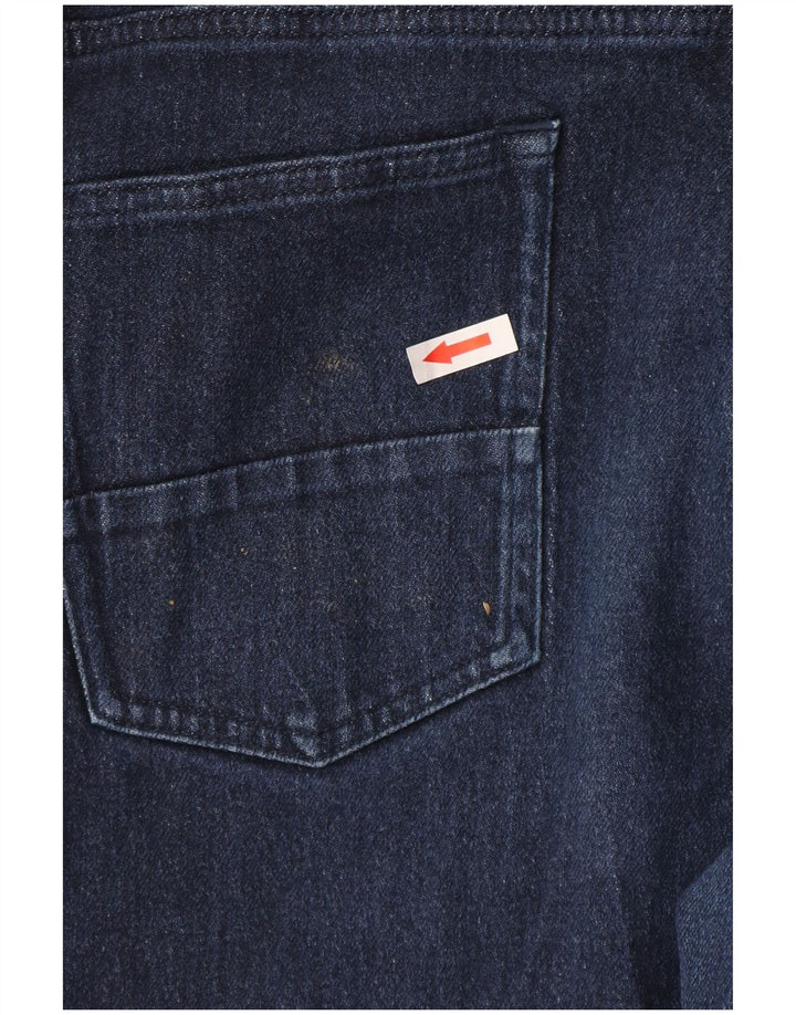 Massimo Dutti Herre Tapered Jeans W38 L28 Marineblå Bomuld